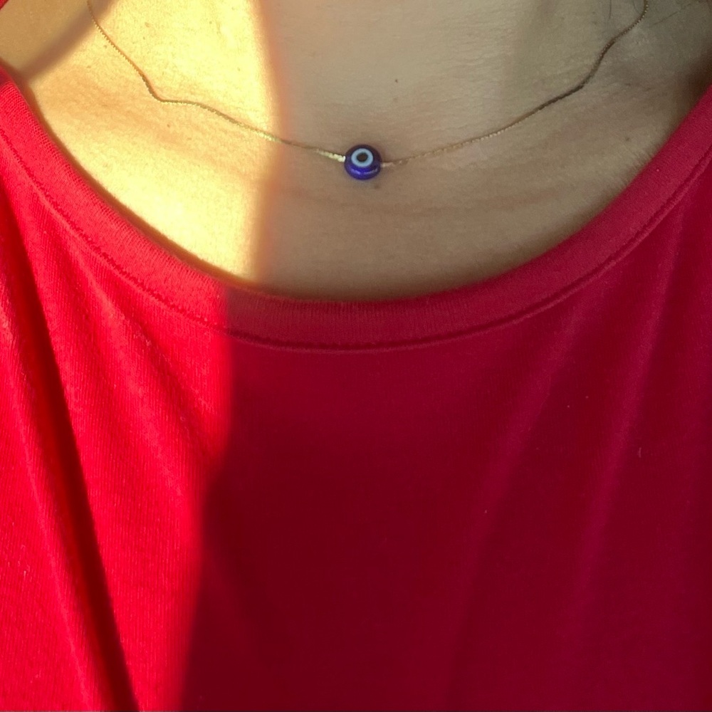 14k chain /marble eye 🧿